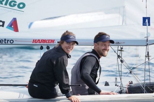 Camille Lecointre and Jrmie Mion: aiming for gold for this mixed 470 crew at the 2024 Olympics