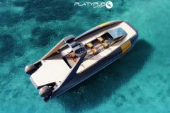 The Platypus Spearfish is a catamaran designed for underwater exploration