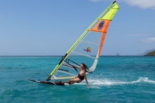 At 16, Tess Sermet makes her way onto the international windsurfing scene