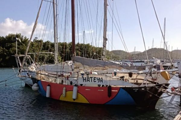 Preparing for a Transatlantic crossing on Hateya, an auric steel cutter