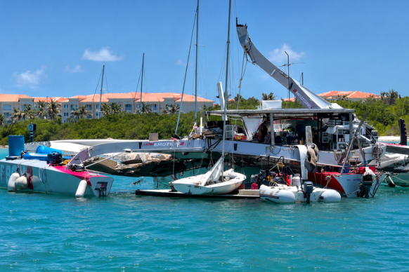 From Sodebo to Prince de Bretagne, the story of an ORMA trimaran transformed into a floating squat