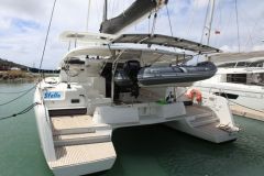 The Lagoon 42 Stella was found adrift. The crew is being actively sought.
