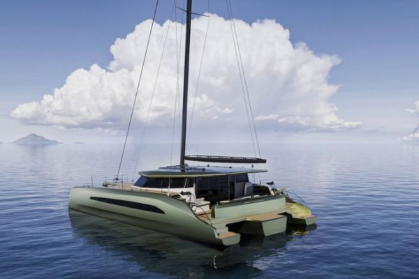 VMG 53, a 16-meter trimaran designed by VPLP for an offshore cruising program
