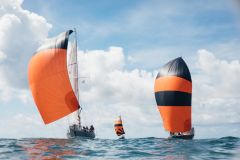 The Pen Duick under spinnaker