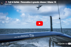 Thrills guaranteed after the encounter between Gitana 18 and a Rafale