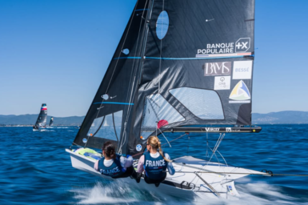 Olympic Sailing: Mathilde Lovadina and Lou Berthomieu Finish as European Runners-Up in the 49erFX Class