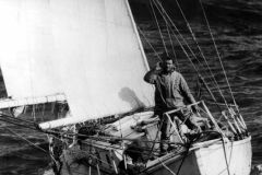 Robin Knox-Johnston aboard the Suhaili in 1968