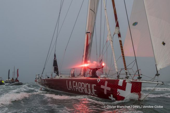 Alan Roura, 12th in the 2017 Vende Globe on La Fabrique