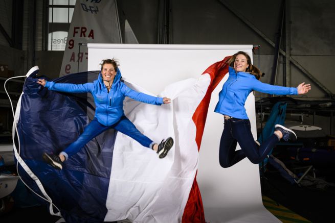 The women's team in 470 for the 2020 Olympic Games