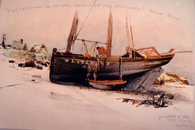 Eliboubane, sketched by his shipowner painter, the late Yvon Le Corre