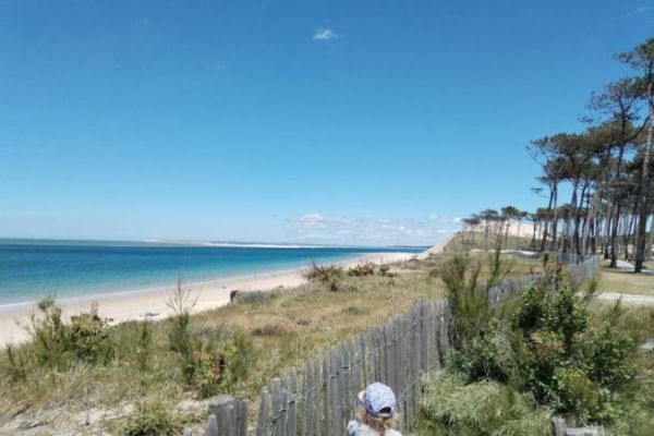 Petit Nice beach, in front of the Banc d'Arguin