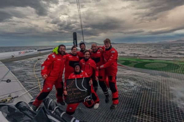 1st Cape Horn for the crew, but 12th for Coville
