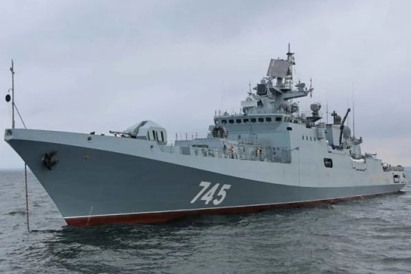 The frigate Admiral Grigorovich fired several warning shots at the retired couple