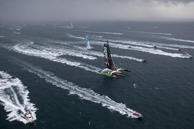 Start of the Route du Rhum 2014