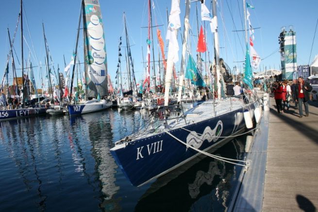 Kriter VIII at the start of the Route du Rhum 2018