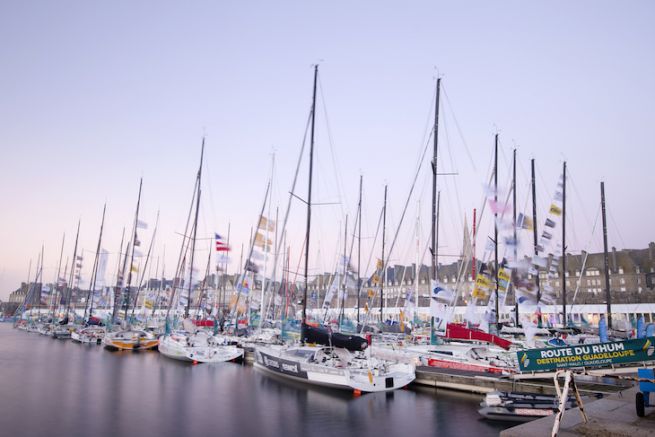 The pontoons for the 2014 Route du Rhum