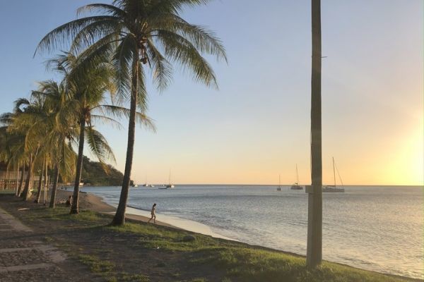 St Pierre anchorage - Martinique