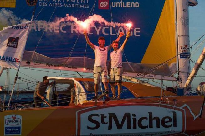 Jean-Pierre Dick and Yann Elis, IMOCA 2017 winner