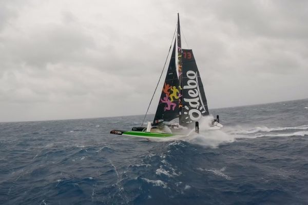 Sodebo Ultim 3 approaching the Horn